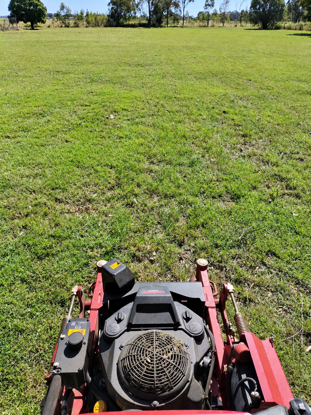 Acreage mowing by Wide Bay Lawn Services